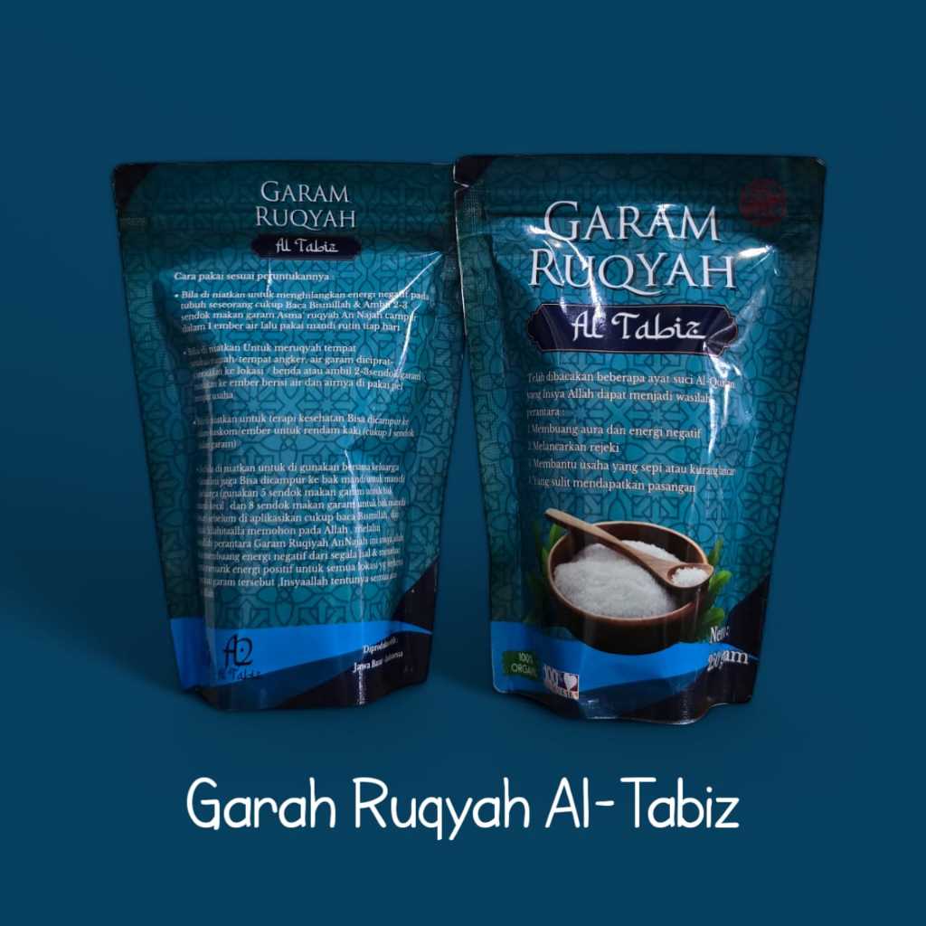 

[ ORIGINAL KEMASAN 500gr] Garam Ruqyah Al Tabiz | Solusi sulit Rejeki & sulit Jodoh