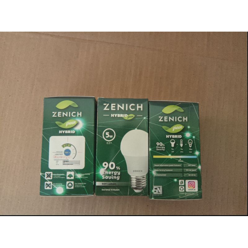 Zenich Bohlam 5Watt Green Hybrid