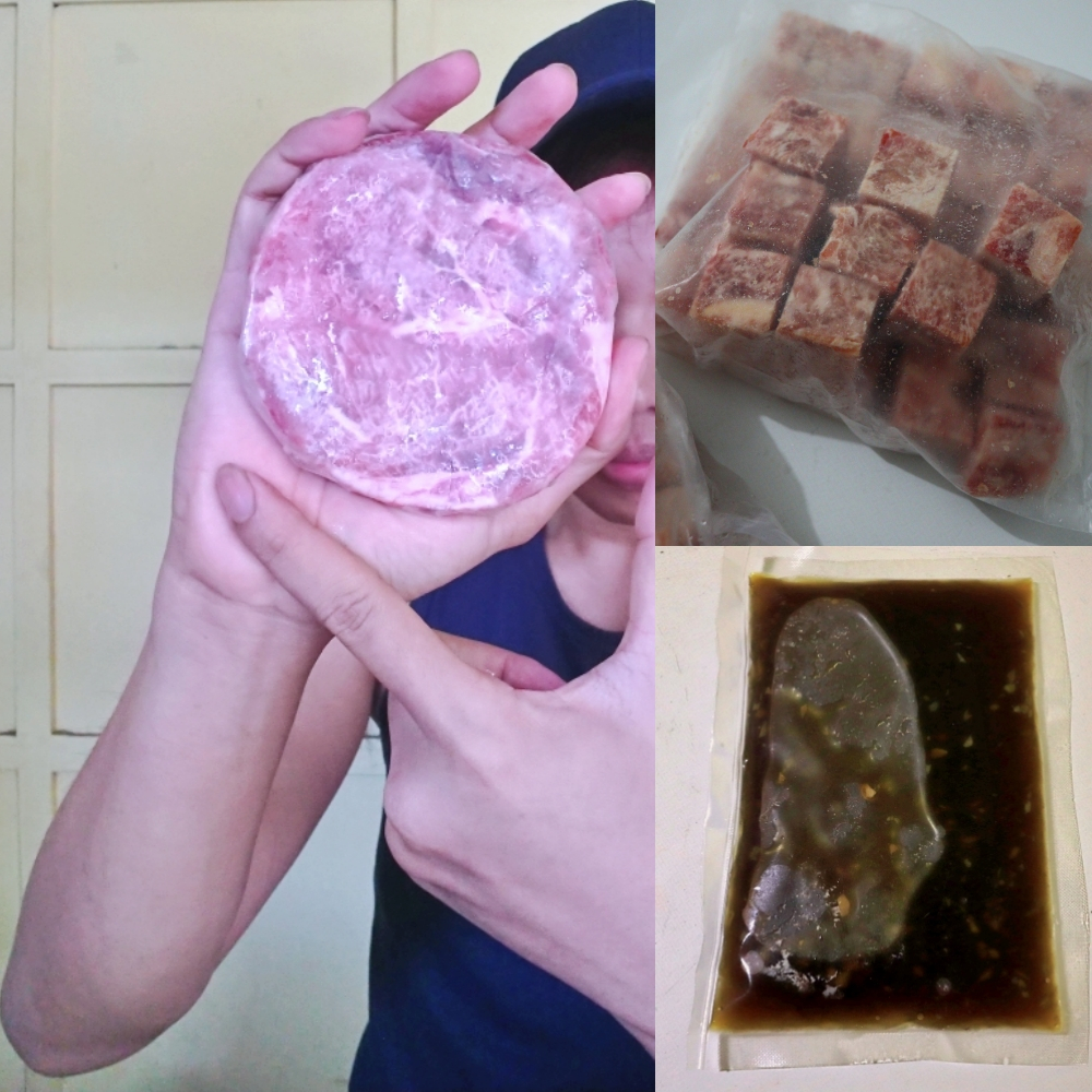 

Wagyu steak 100GR + wagyu cube 250GR + sauce 150ML