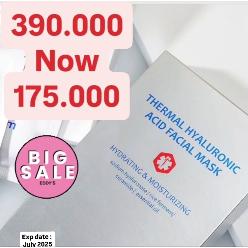 BPOM M-JOPTIM THERMAL HYALURONIC ACID FACIAL MASK  M-JOPTIM HYALU MASK