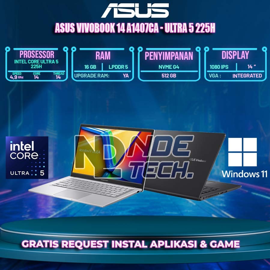 Asus Vivobook 14 A1407CA - Ultra 5 225H