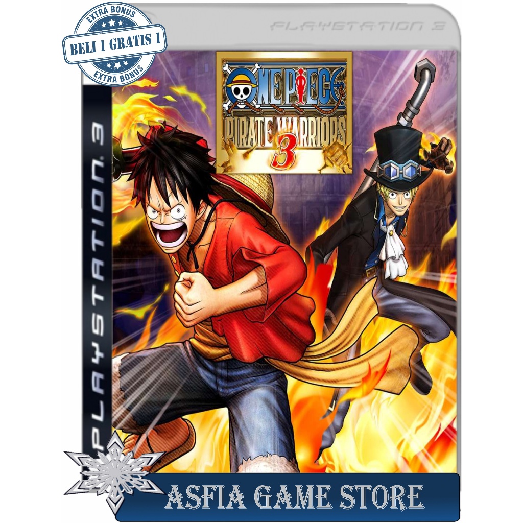 ONE PIECE PIRATE WARRIORS 3 DVD Kaset Game PS3 PKG CFW HEN MULTIMAN