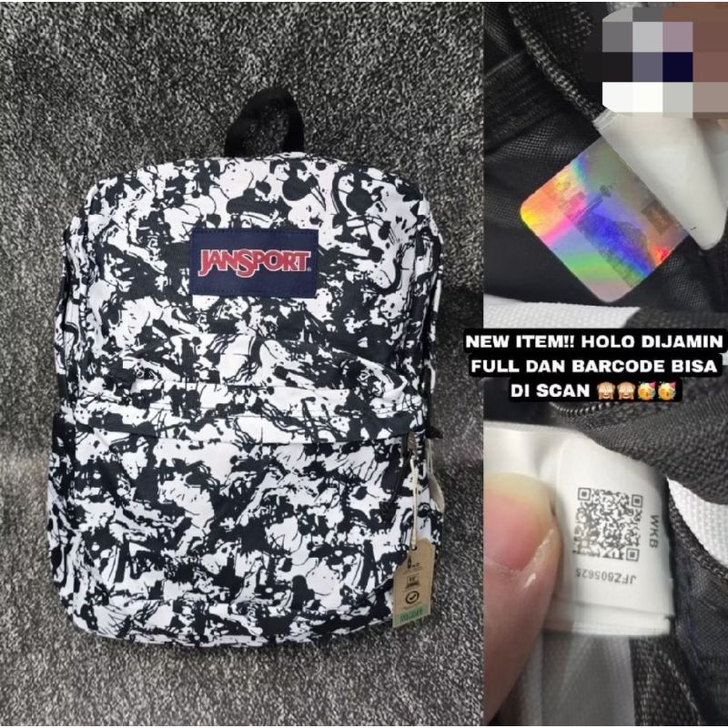 TAS JANSPORT TINTA HITAM