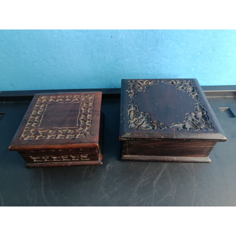 Kotak Perhiasan Kayu, Paket 2pcs