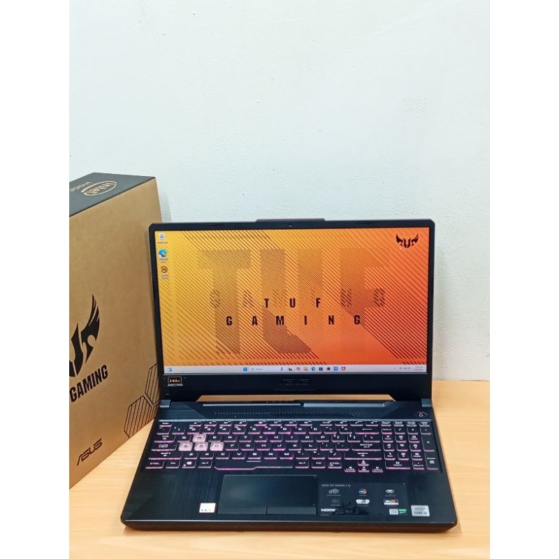 Laptop Second Asus Tuf Fx506Lhb Intel Core i5Gen10 Vga Gtx1650 Ram16Gb/Ssd512Gb Layar Fhd Ips