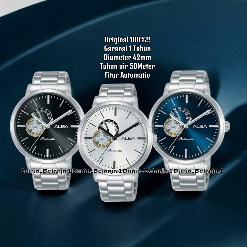 Original 100% Jam Tangan Pria Alba Automatic A9A001X1 A9A005X1 A9A013X1 Garansi Resmi 1 Tahun