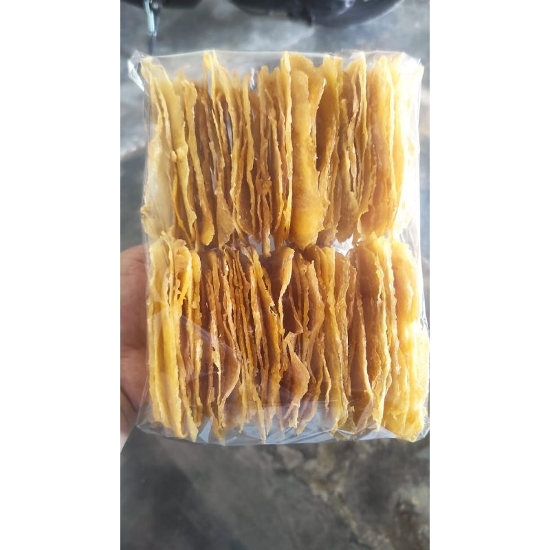 

Kripik tette / kepeng singkong gurih isi 100 keping, Free Bubblewrap