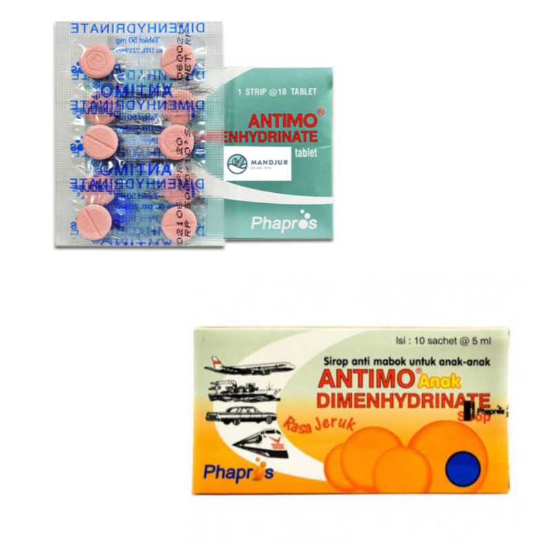 Antimo Obat mabuk perjalanan Antimo Anak