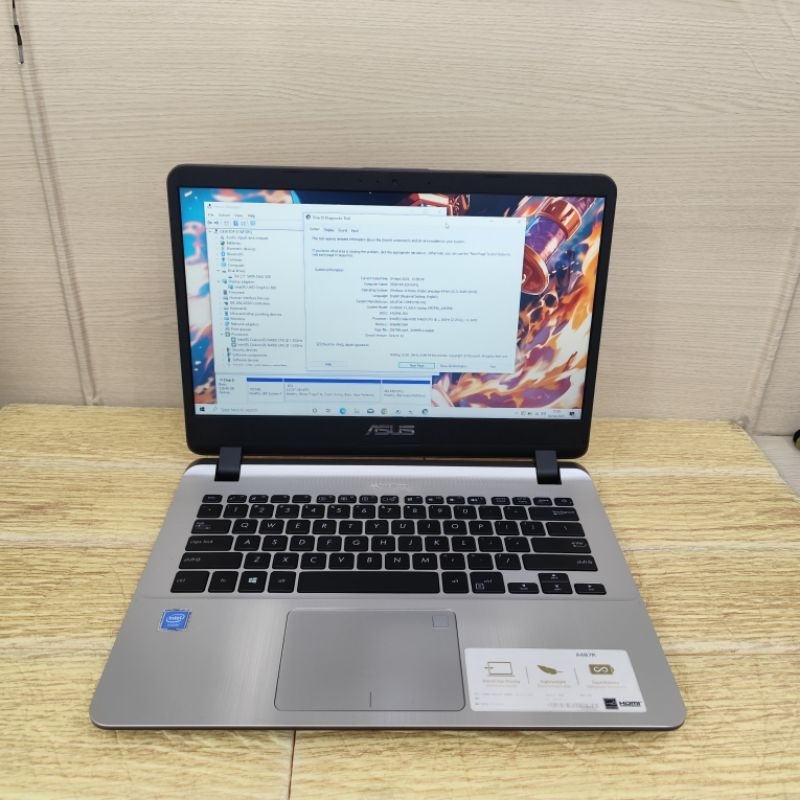Laptop Second Asus Vivobook A407ma Celeron N4000 Ram 4gb Ssd 256gb HD