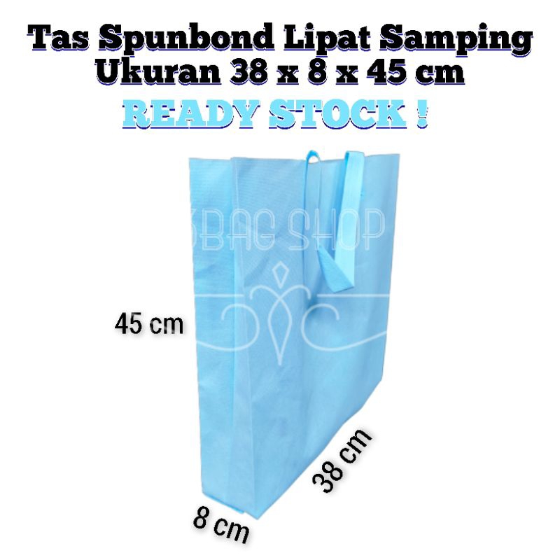 

Goodie Bag Tas Lipat Samping Spunbond 38x45x8 cm / Tas Souvenir / Tas Hajatan / Goodie Bag / Tas Hampers / Shopping Bag / Tas Promosi / Tas Seminar