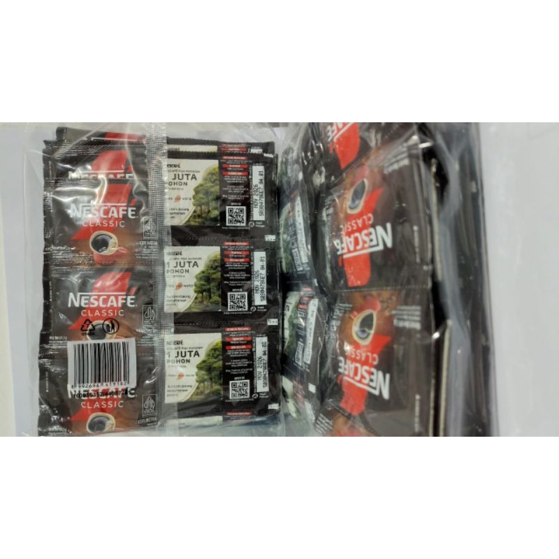 

Kopi Nescafe Classic sct 2 grm ( 1 pack 60 sct )