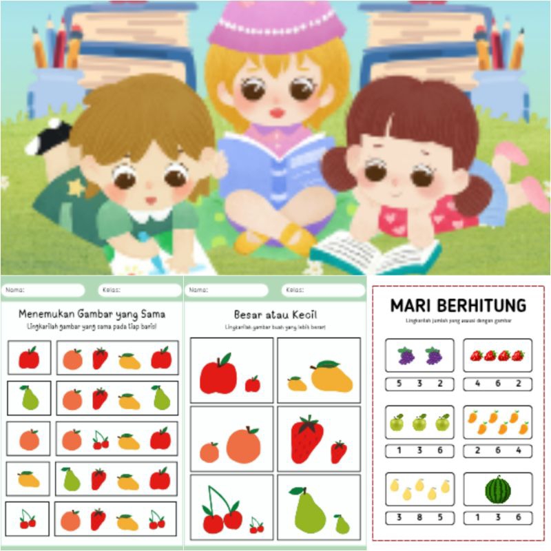 

worksheet tema “Warna & Bentuk