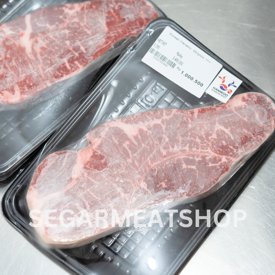 

Korean Hanwoo Beef Striploin Grade 1++