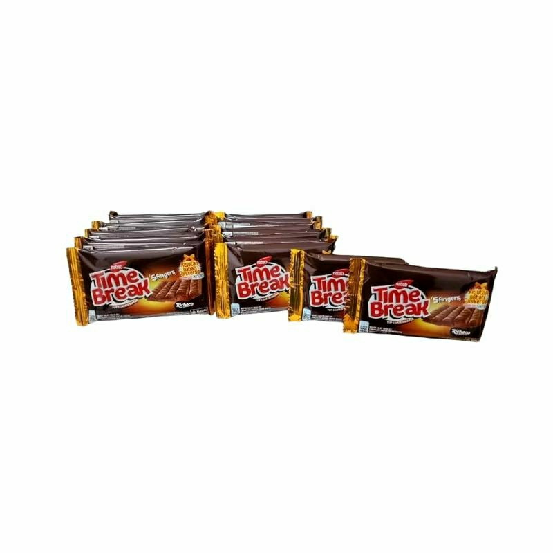 

Nabati time break 5fingers coklat 20 pc + 2 pc @16g