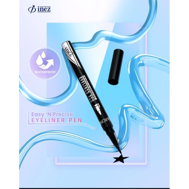 INEZ EASY'N PRECISE EYELINER PEN 01.MIDNIGHT