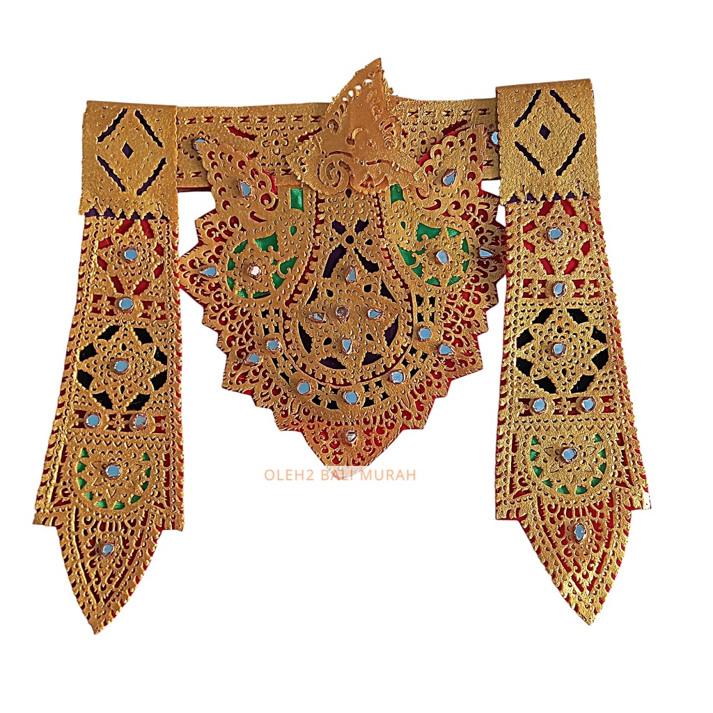 Ampok-Ampok Sabuk Tari Bali – Ikat Pinggang Tari Bali Berhias Prada