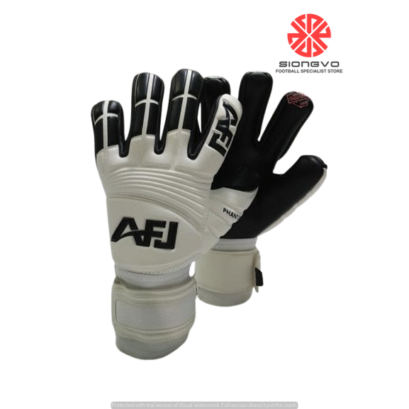 SARUNG TANGAN KIPER - AFJ PHANTOM ORI WHITE/BLACK