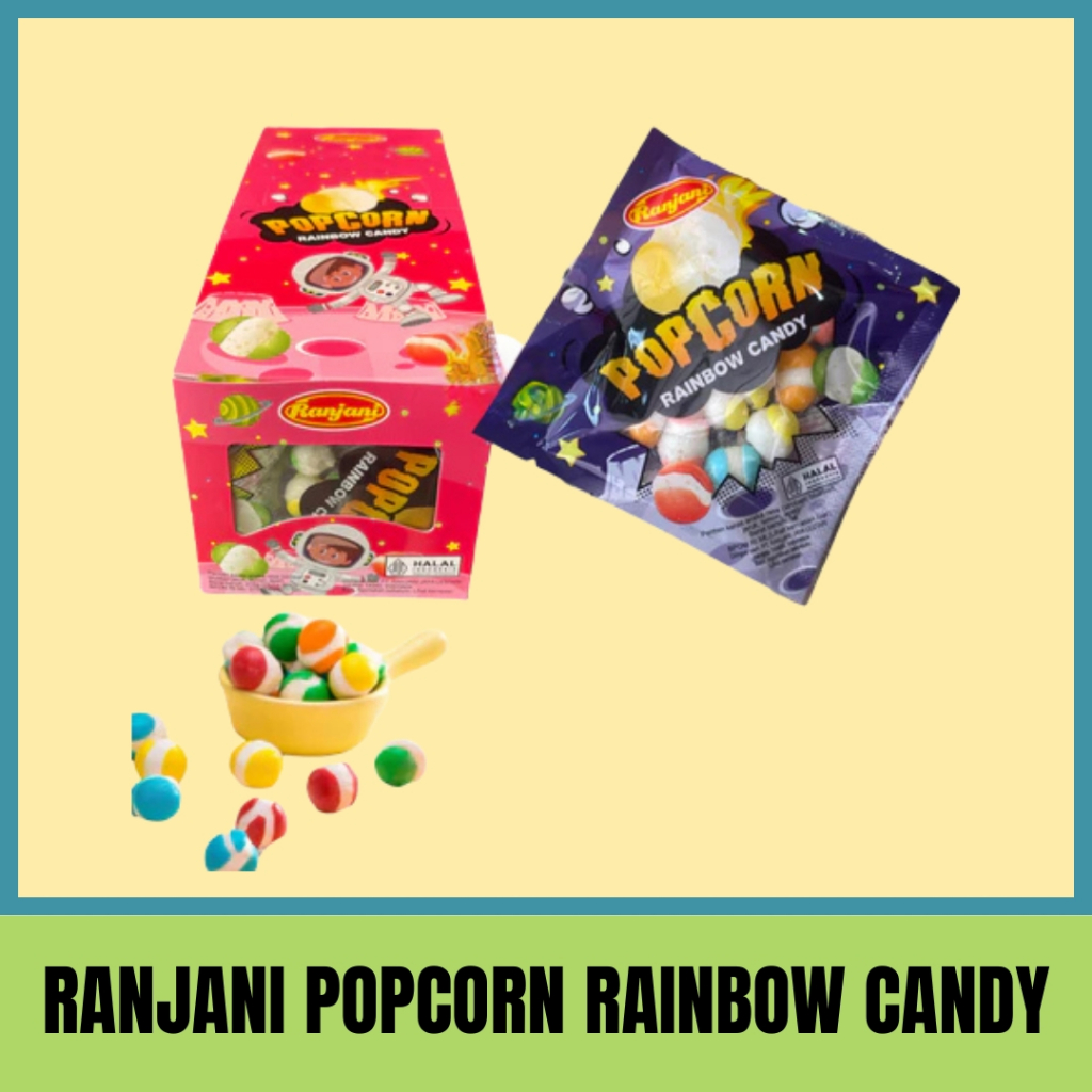 

RANJANI POPCORN RAINBOW CANDY BOX ISI 24