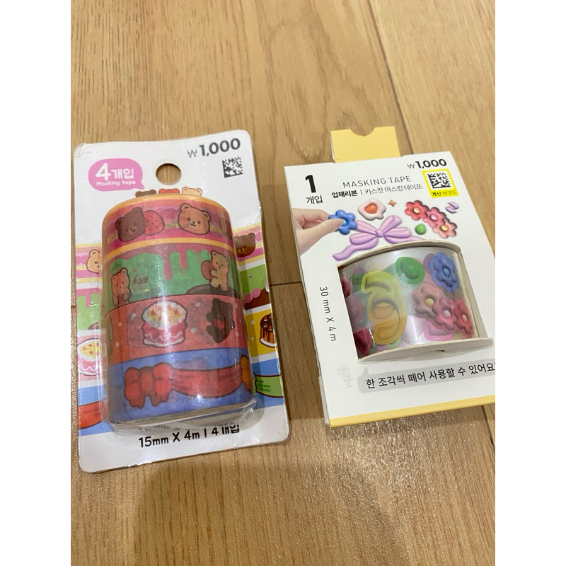 

DAISO KOREA - masking tape / washi tape