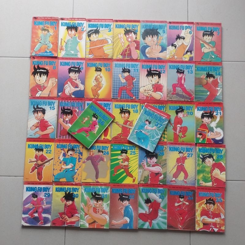 Paket komik kungfu boy kung fu boy set 119 buku Takeshi Maekawa