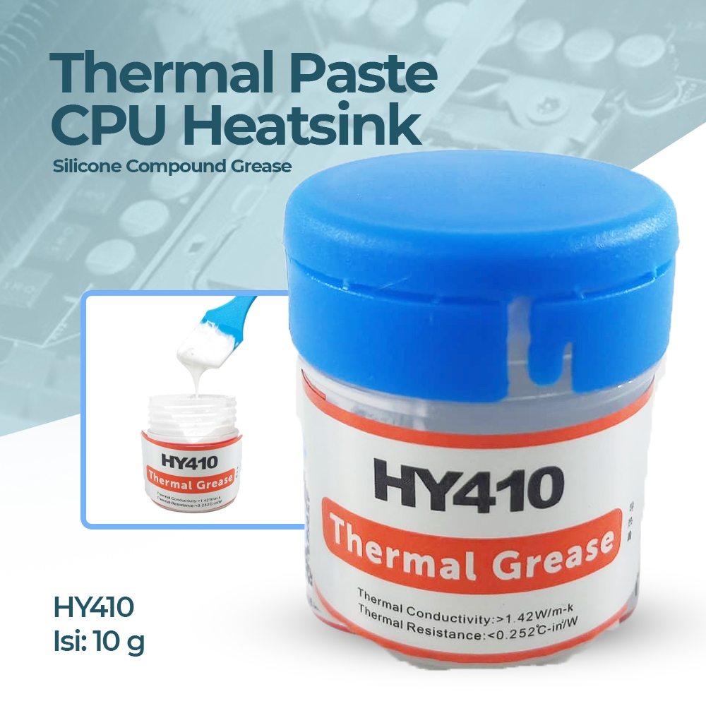 Halnziue Thermal Paste 10g Pasta Cpu Komputer Pasta Cpu Laptop Thermal Grease Pasta Cpu Cooler