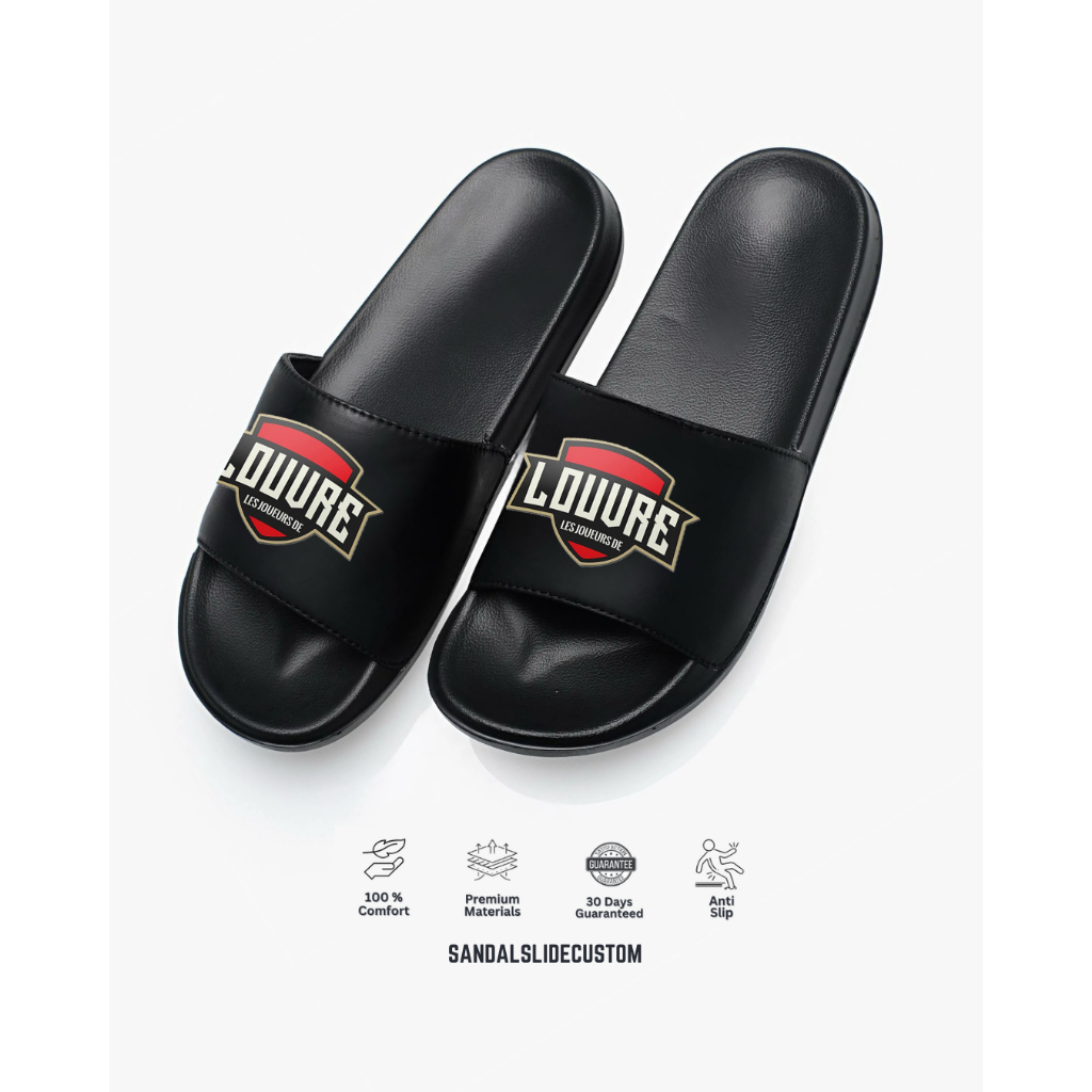Sandal slop  custom design LOUVRE ESPORTS