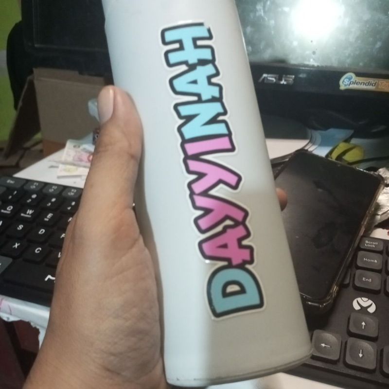 

Stiker botol lunchbox sticker UV waterproof