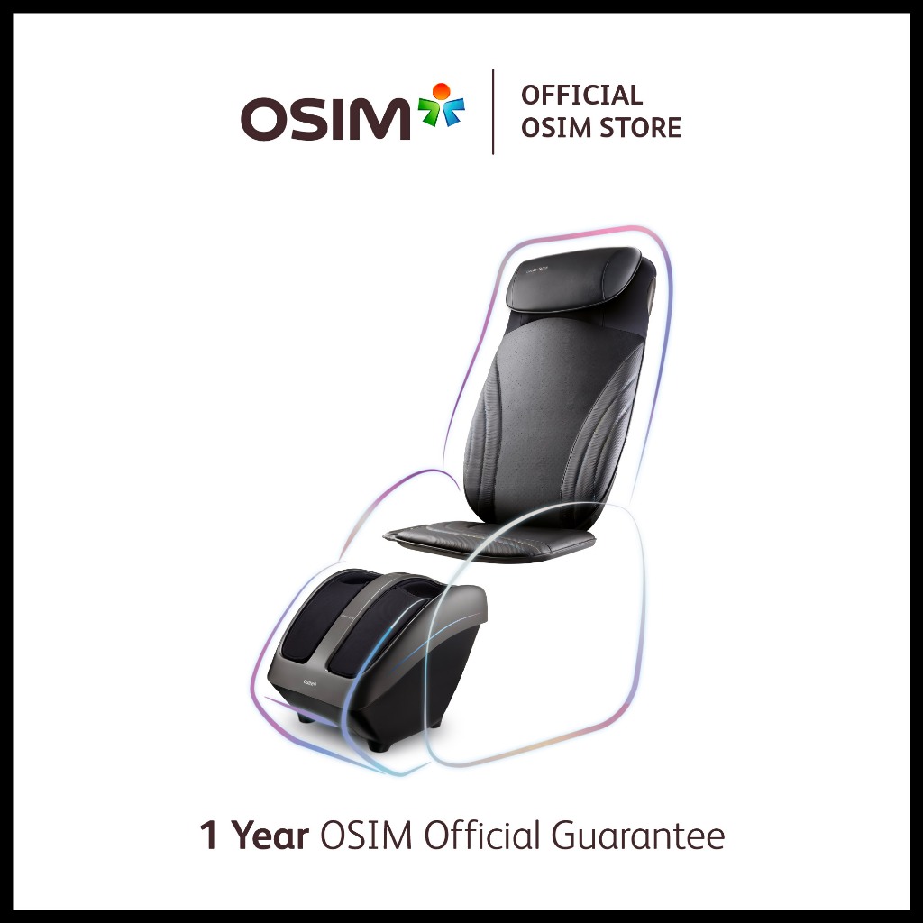 OSIM Invisible Massage Chair (uJolly Sync Full Back Massager + uPhoria Sync Leg Massager)