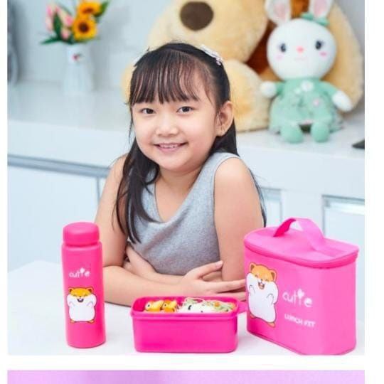 Bekal anak / Tempat Makan Set Tas / Bontot Anak