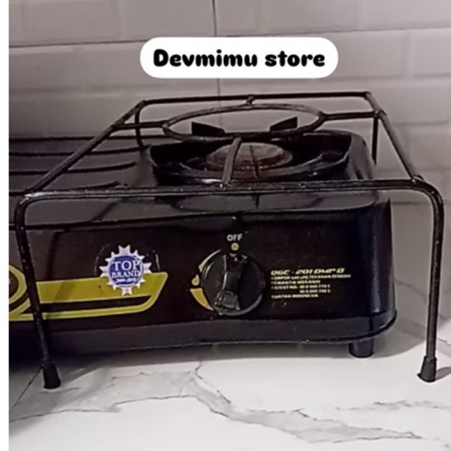 Tangkringan/Behel Kompor Gas Single, Tatakan kompor gas satu tungku, Behel kompor satu tungku, besi 