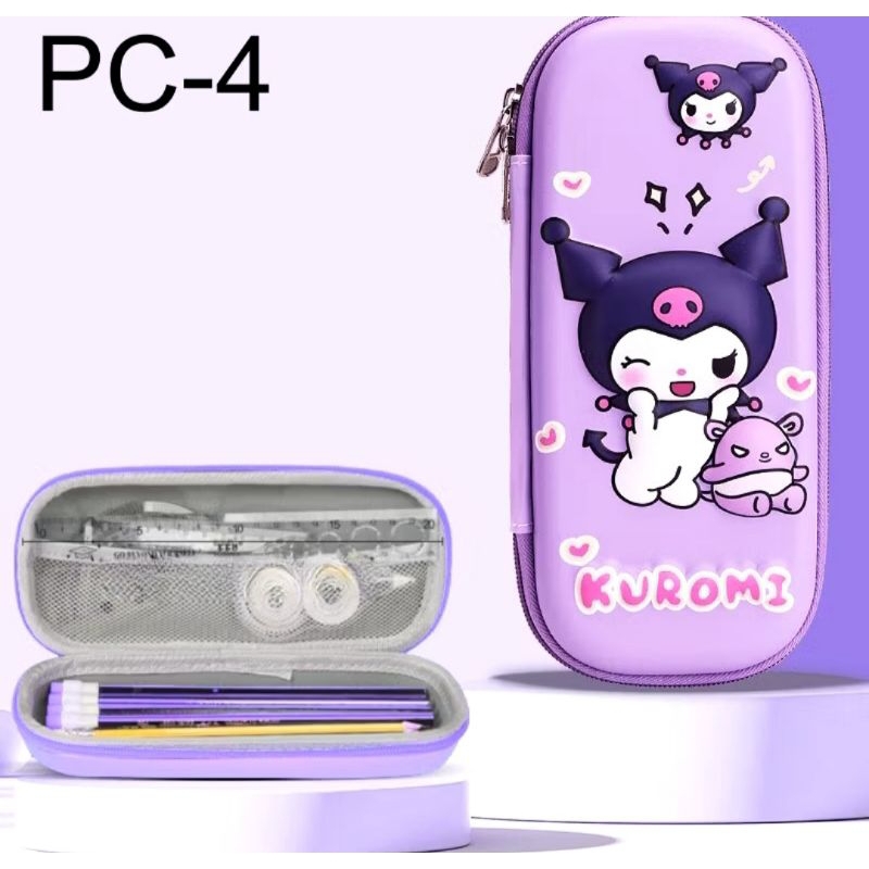 

[AJS] Tempat Pensil Anak Perempuan 3D Kuromi Ungu