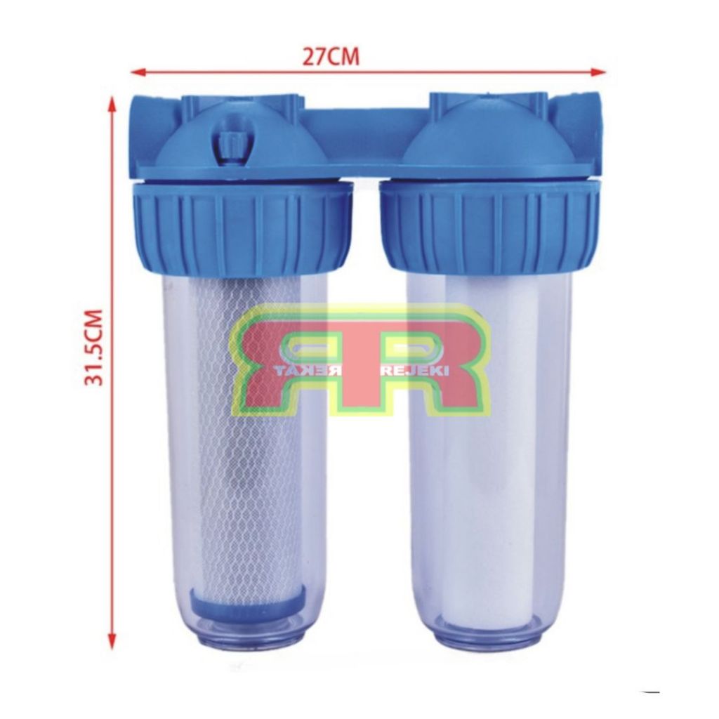 Housing Tabung Filter Air 10 Inch - Rangkai Seri 2