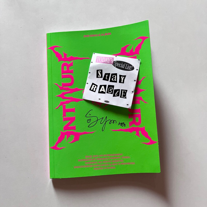 [unsealed + free pc] nmixx sullyoon signed entwurf album official