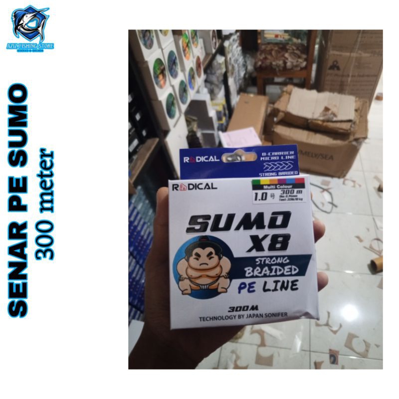 Senar PE sumo X8 300M kualitas terbaik murah