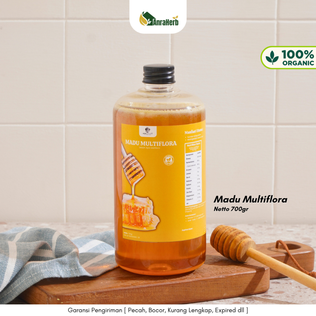 

Madu Multiflora 700gr by AnraHerb