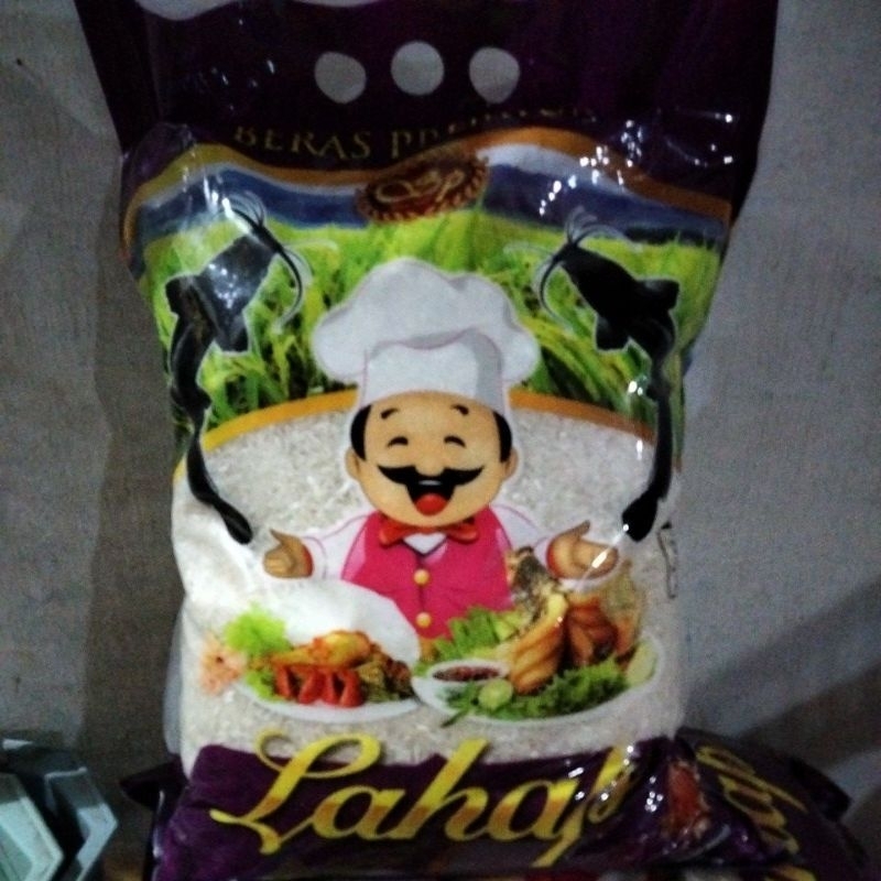 

Beras Premium Lahap 5 kg/ 10 kg