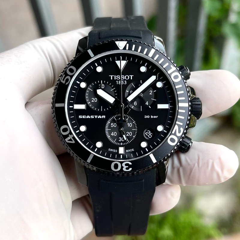 Tissot Seastar Chronograph Black PVD