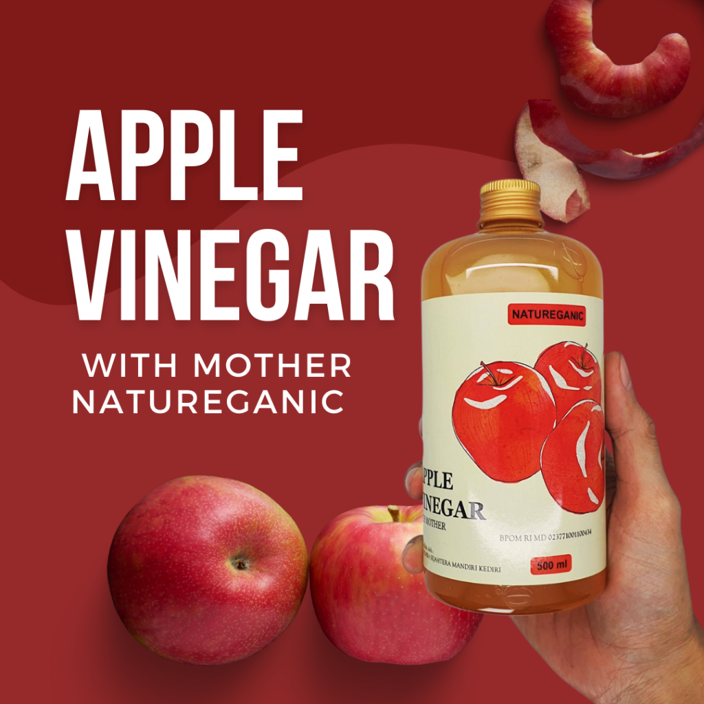 

Cuka Apel Organik Natureganic Asli dengan Inang | Apple Cider Vinegar With The Mother | BPOM MD | Meningkatkan Imunitas, Menurunkan Berat Badan, Menjaga Kesehatan Pencernaan dan Kolesterol | Cuka Apel Alami Non Filter 500ml | Aman dan Sehat untuk Diet, De
