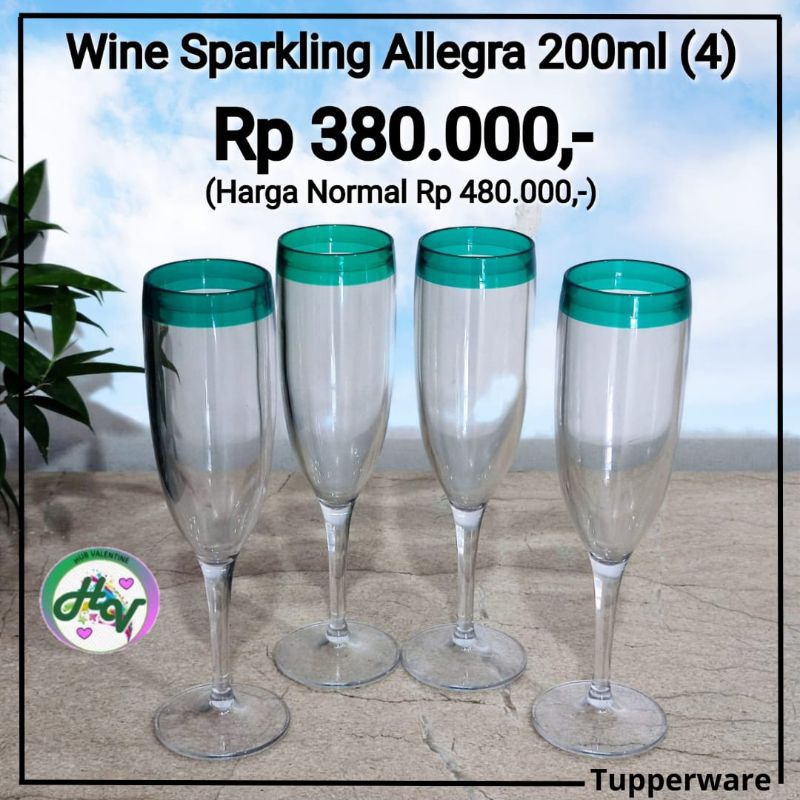 Tupperware Wine Sparkling Allegra 200ml (4)