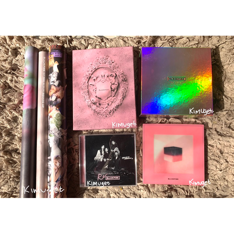 [CLEARANCE SALE] Album Blackpink Kill This Love The Album Square Up Poster Jennie Solo Ruby Rose R R