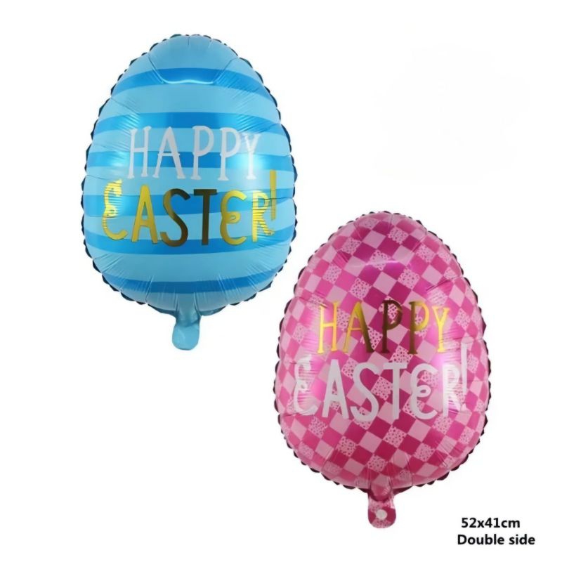 Balon telur paskah balon foil telur paskah dekorasi paskah hiasan paskah balon telor paskah balon fo