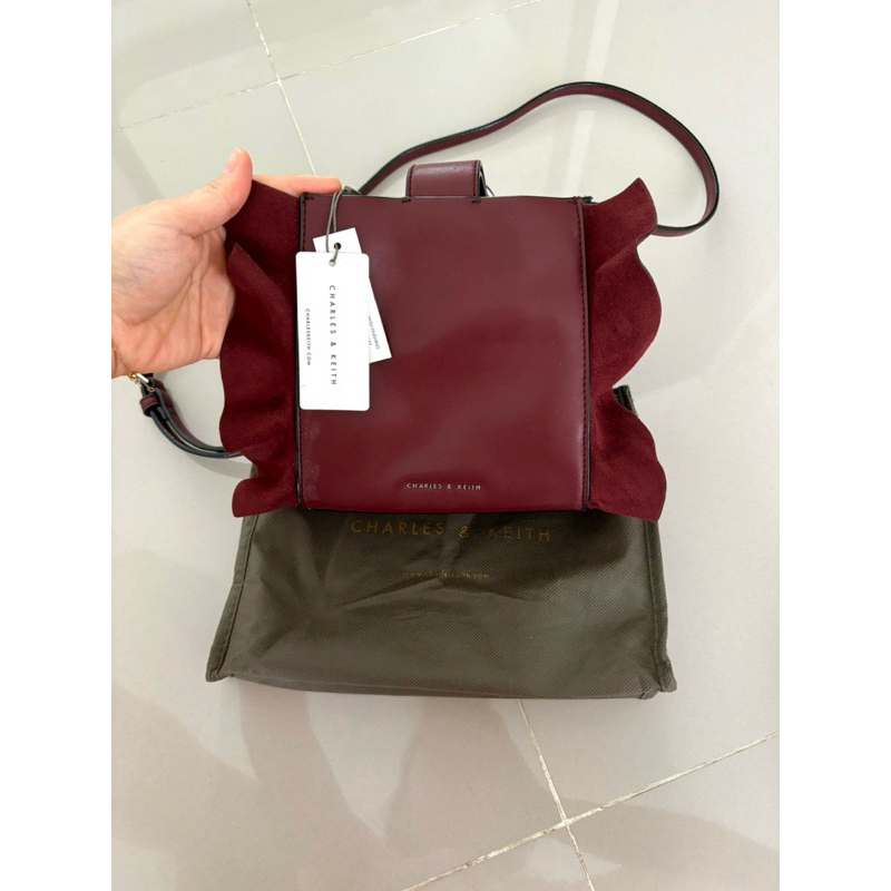 Tas Charles & Keith maroon