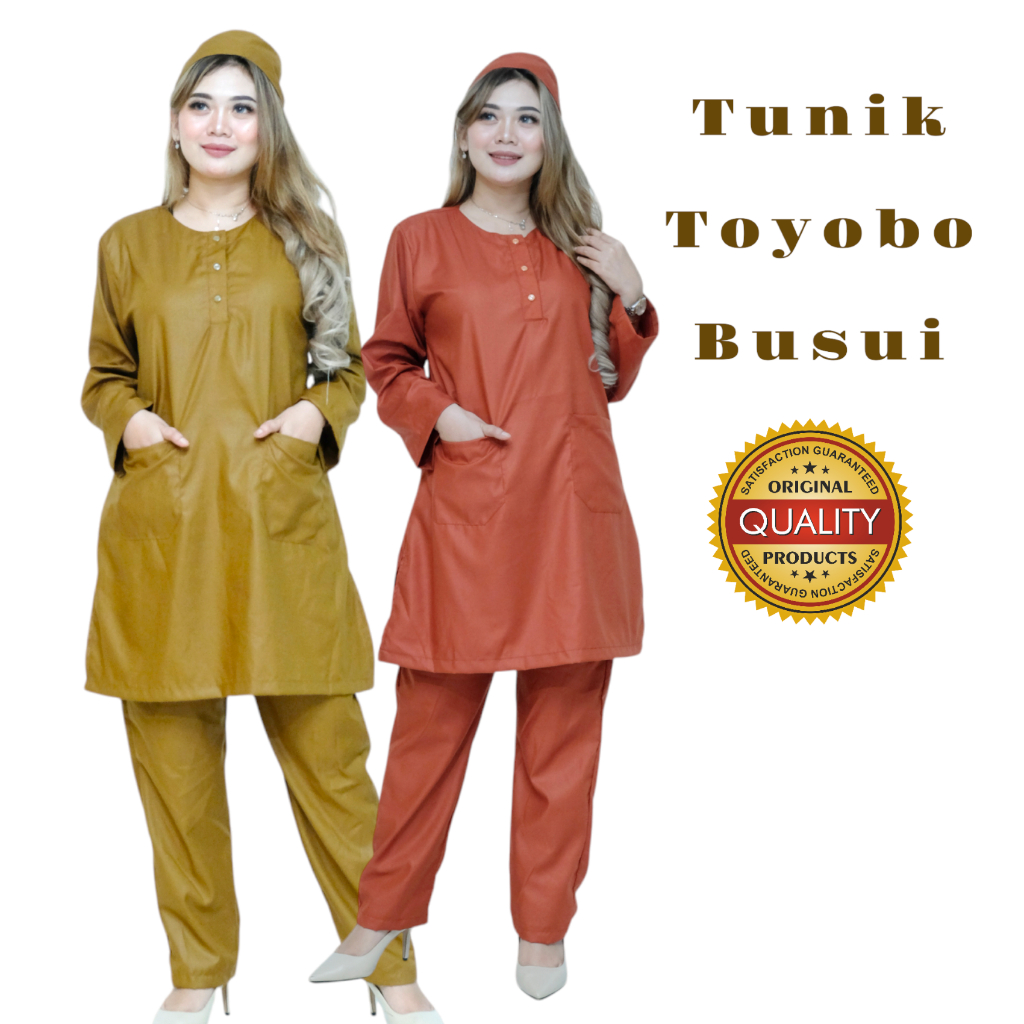 Baju Oka Tunik busui toyobo lengan panjang scrub medis jumbo perawat jaga