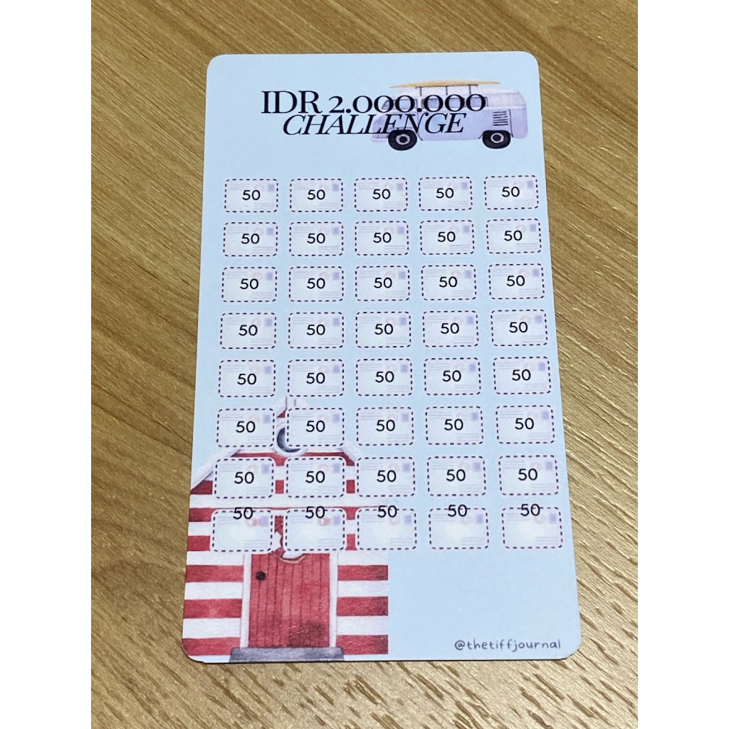 

SAVING CHALLENGE | CASH STUFFING | BUDGETING CARD - DUA JUTA