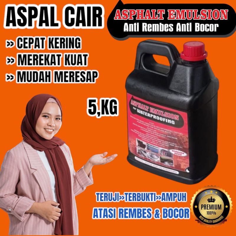 Aspal Cair Anti Bocor dan Rembes 5,kg