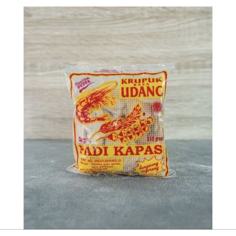 

Kerupuk Padi Kapas kecil ( Kancing ) 250gr