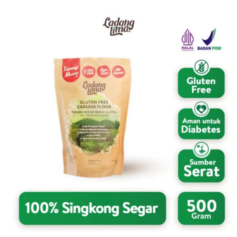 

Ladang Lima Tepung Mocaf Bebas Gluten 500g
