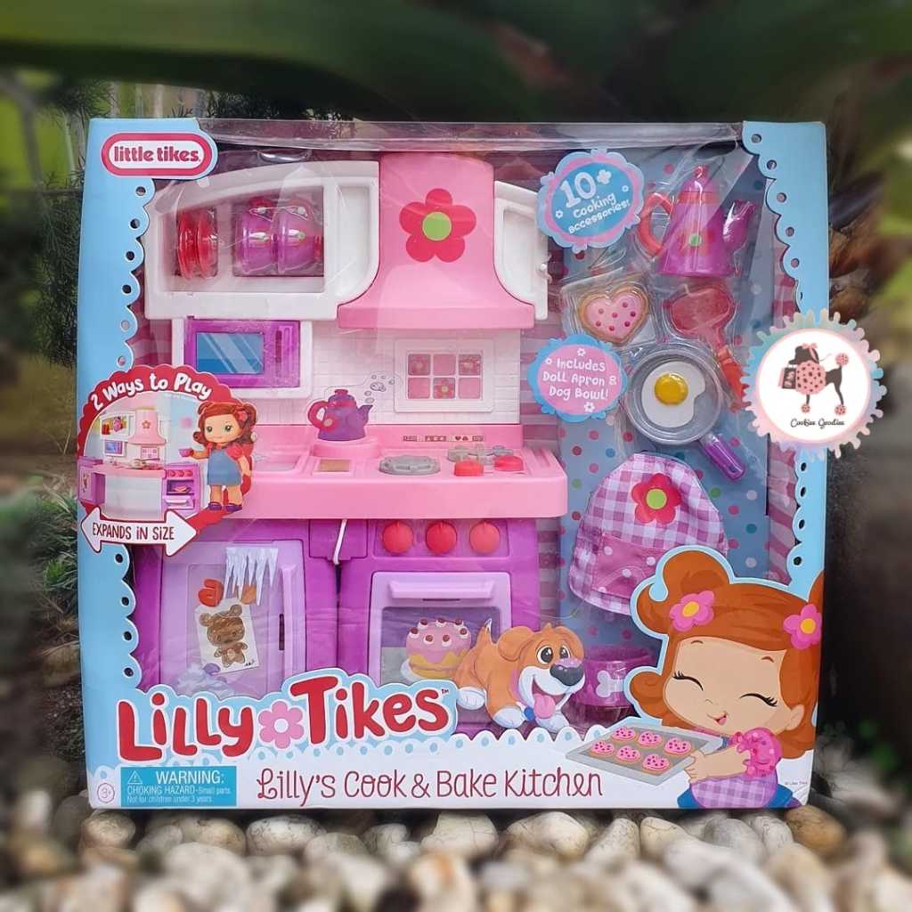 Little Tikes Lilly Tikes Lilly's Cook and Bake Kitchen Doll Playset