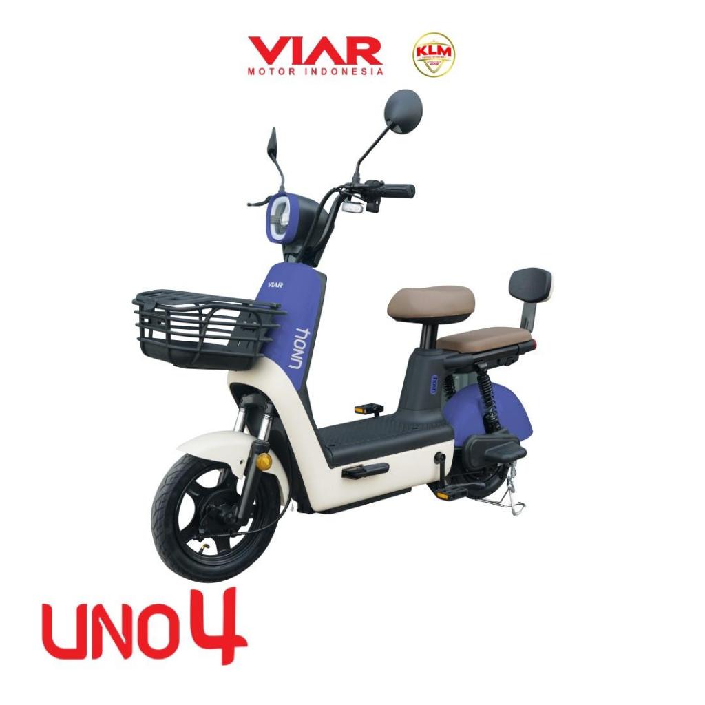 UNO4 NAVY BIRU T TUA UNO 4 SEPEDA LISTRIK VIAR MEDAN SELIS VIAR