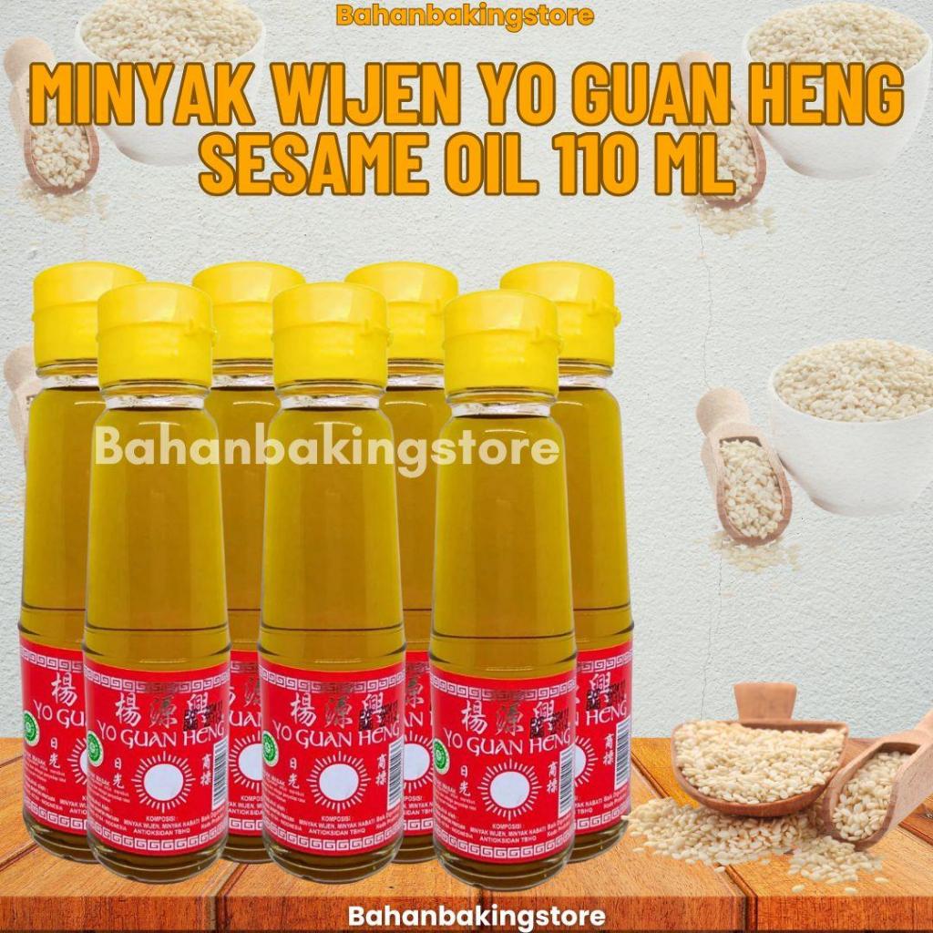 

MINYAK WIJEN YO GUAN HENG SESAME OIL 110 ML MENAMBAH AROMA DAN RASA PADA MASAKAN, TERUTAMA MASAKAN ASIA. MINYAK INI DAPAT DIGUNAKAN UNTUK MENUMIS, MENGGORENG